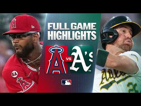 MLB LA에인절스 3-7 애슬레틱스 하이라이트
