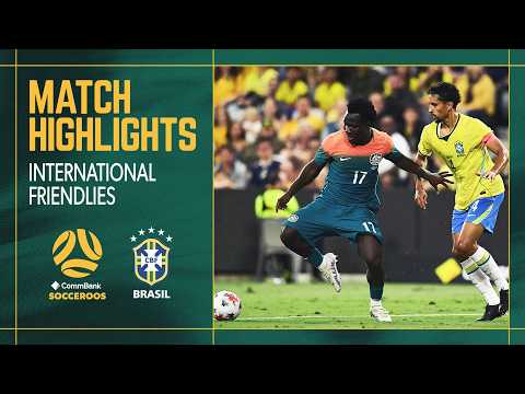 호주 1-1 브라질 하이라이트