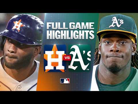 MLB 휴스턴 9-0 애슬레틱스 하이라이트