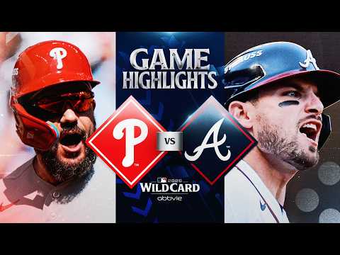 MLB Wild Card Game 1 필라델피아 3-5 애틀랜타 하이라이